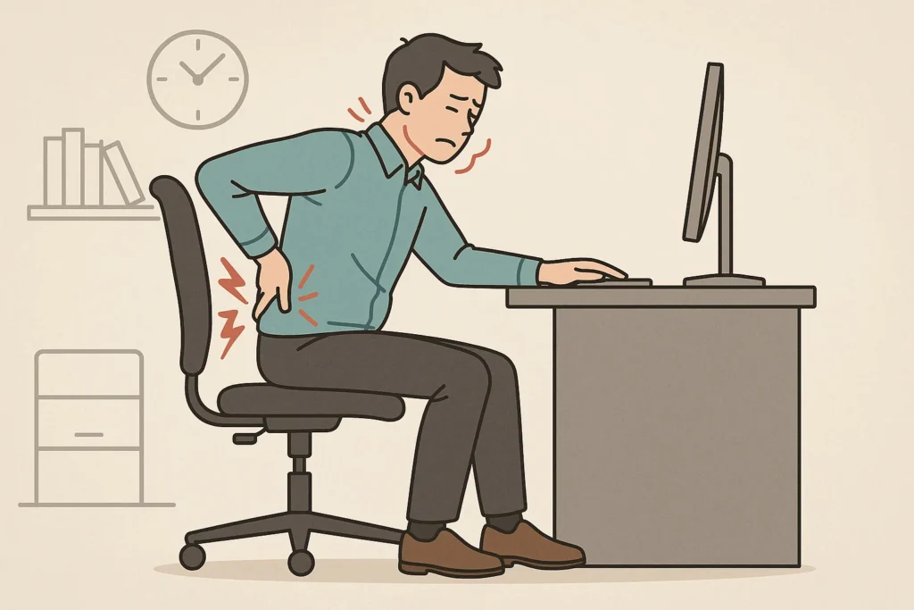 Kako ergonomski pisarniški stol vpliva na zdravje hrbtenice